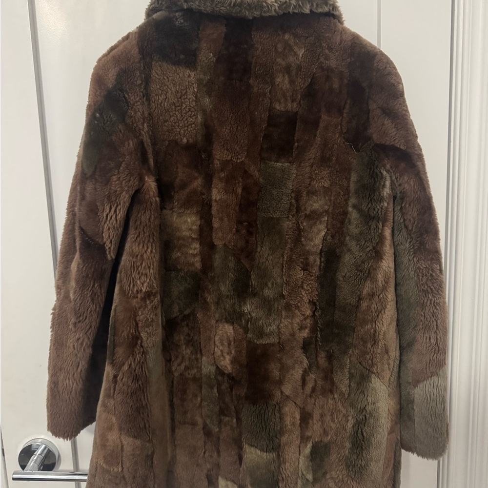 Genuine Brown Fur Coat